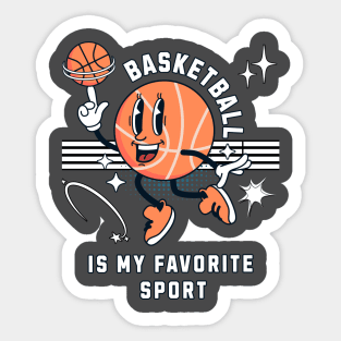 Basketball Is My Favorite Sport Sticker